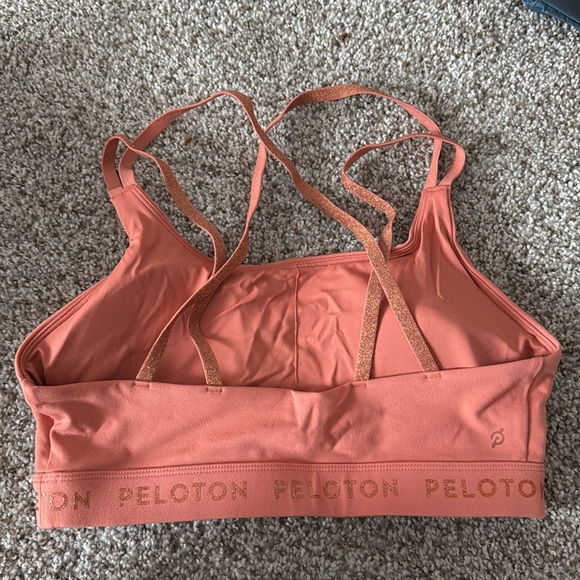 Peloton Cadent Lurex Strappy Bra NWT size M - Picture 3 of 6